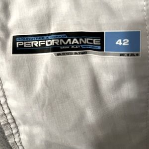 $Bundle$ (2) Mens Flat Front Performance  Shorts Size 42